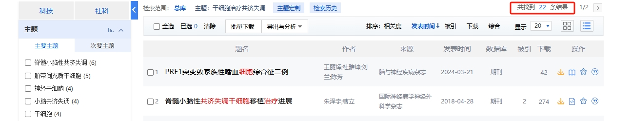 干細胞治療共濟失調的臨床研究進展