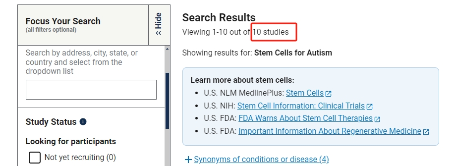 干細胞治療自閉癥的臨床研究進展