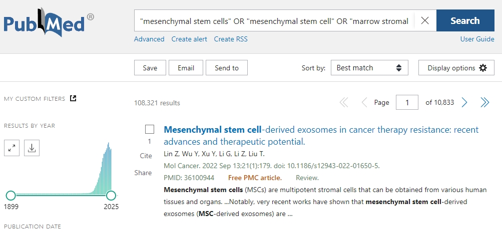 有關間充質干細胞研究的論文10833篇