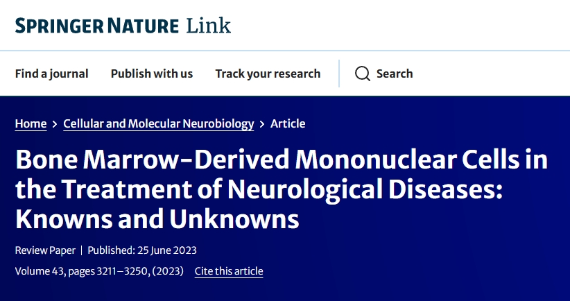 骨髓來源的單核細胞在神經系統疾病治療中的應用：已知與未知