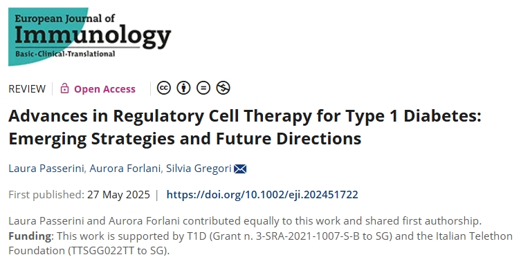 1型糖尿病調(diào)控細胞療法的進展：新興戰(zhàn)略與未來方向