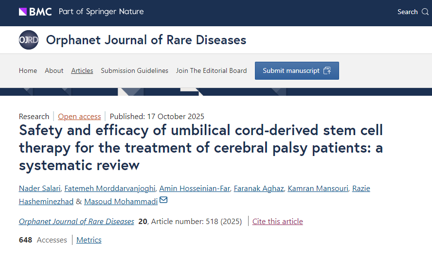 臍帶血干細(xì)胞療法治療腦癱患者的安全性和有效性：系統(tǒng)評價(jià)