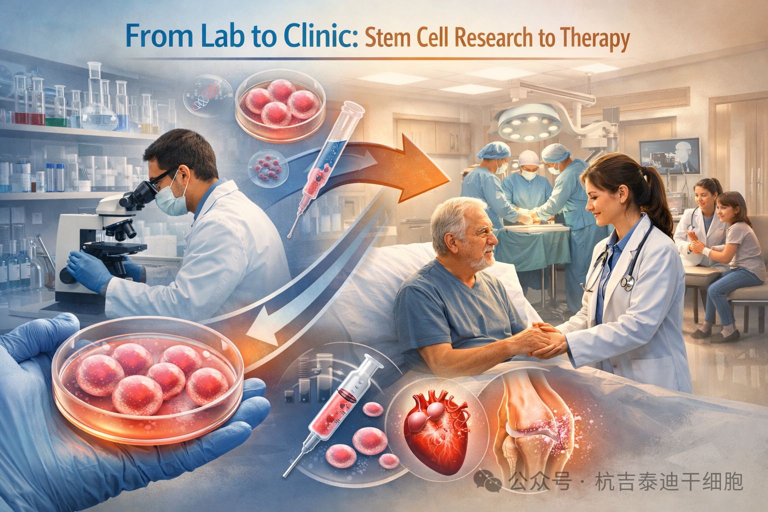 從實驗室到臨床:干細胞研究如何轉化為治療 從實驗室到臨床:干細胞研究如何轉化為治療